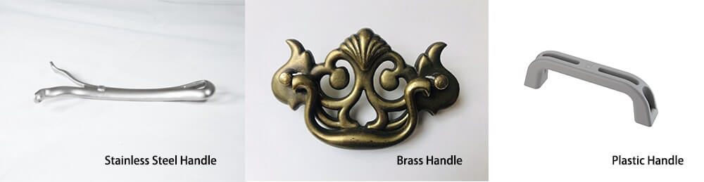 ss304+brass+plastic handles